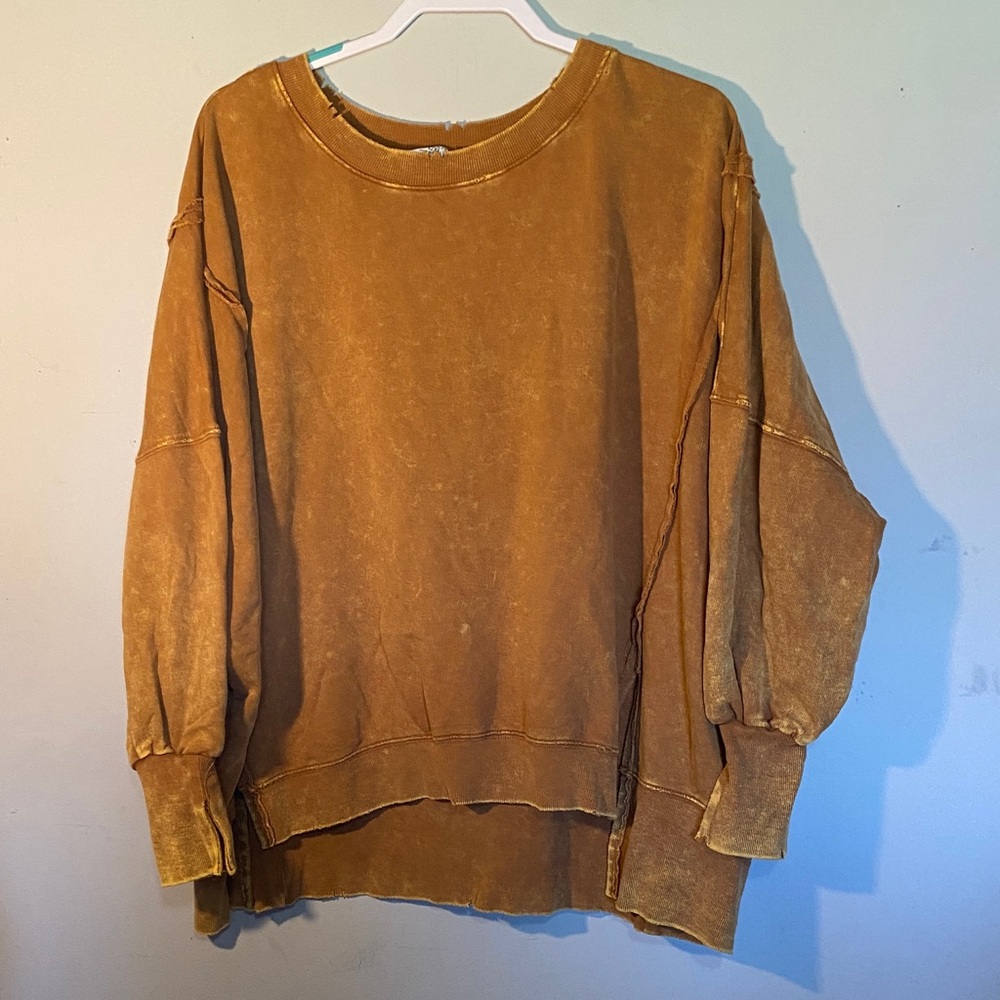 Zenana Outfitters Mustard Sweatshirt